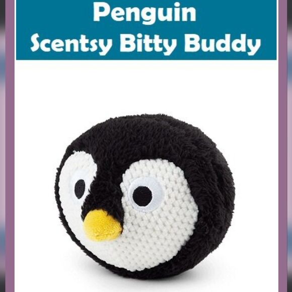 Scentsy Penguin Bitty Buddy Very Merry Cranberry New - Picture 6 of 7